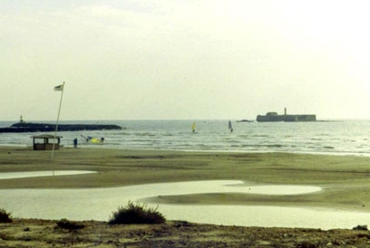 Plage Richelieu en 1980 Photo A. Galvani