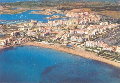 Vue aérienne plage du môle