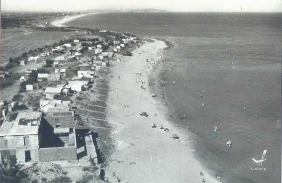 Plage du môle dans les années 1960