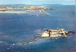 Vue aérienne de fort Brescou